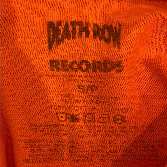 Orange Death Row Records Shirt - Picture 3 of 3